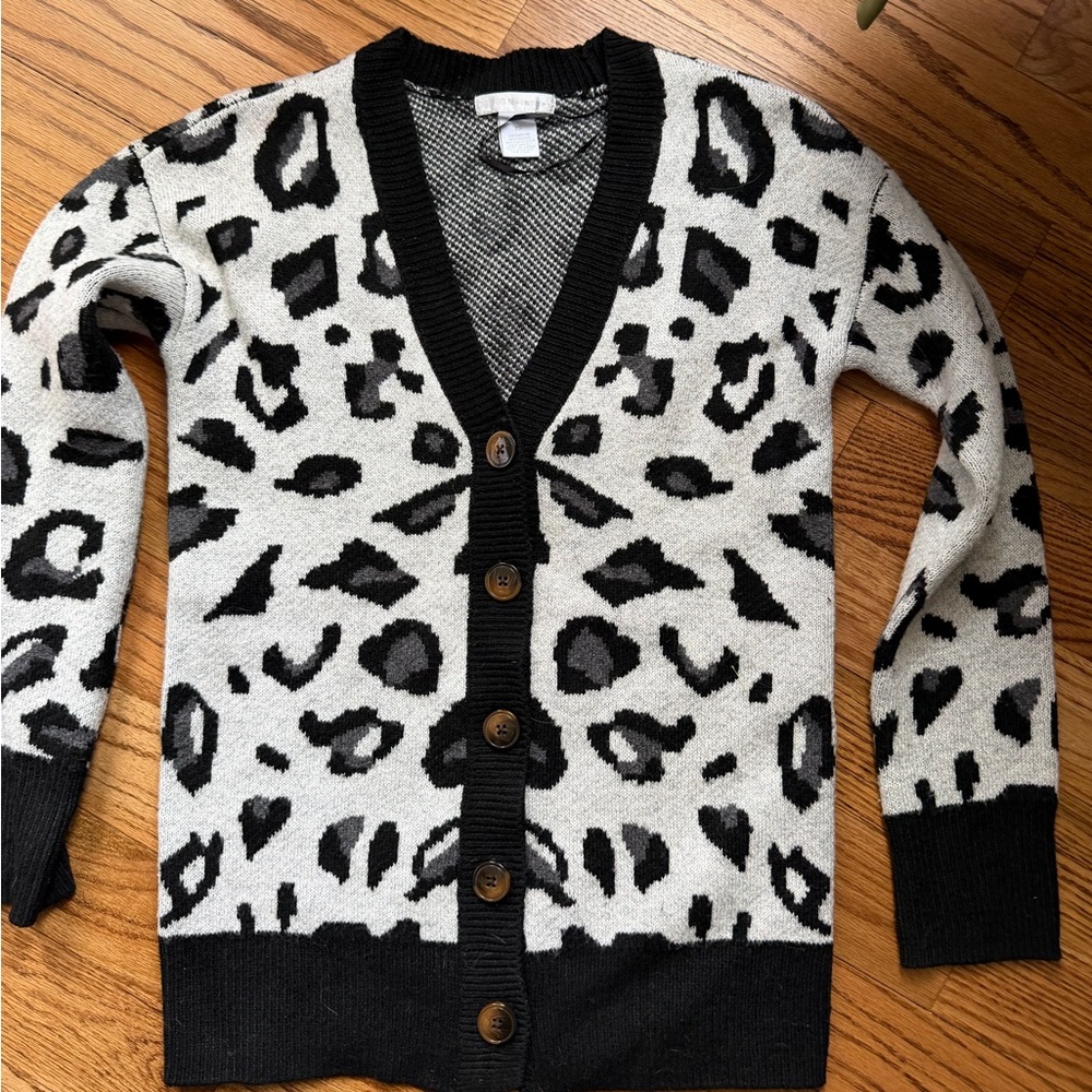 Design History Leopard Cardigan